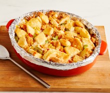 Fried Chicken &amp; Biscuit Stuffing Recipe